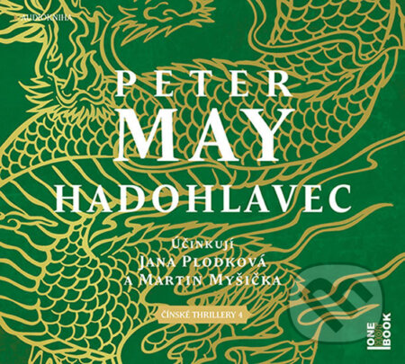 Audiokniha: Hadohlavec (Peter May). OneHotBook, 2018 Audiokniha: Hadohlavec (Peter May). OneHotBook, 2018