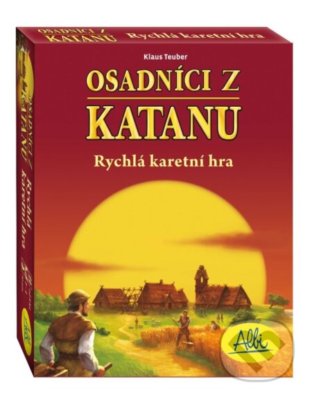 Společenská hra: Catan - Rychlá karetní hra (Klaus Teuber). Albi, 2011 Společenská hra: Catan - Rychlá karetní hra (Klaus Teuber). Albi, 2011