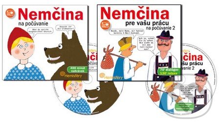 Audiokniha: Nemčina na počúvanie 1 + 2 (Hemisféry). Hemisféry, 2011 Audiokniha: Nemčina na počúvanie 1 + 2 (Hemisféry). Hemisféry, 2011