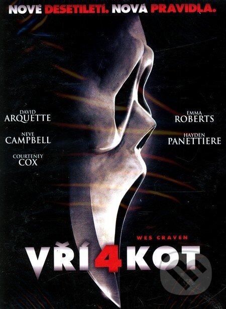 Film: Vřískot 4 (Wes Craven) (DVD). Hollywood, 2011 Film: Vřískot 4 (Wes Craven) (DVD). Hollywood, 2011