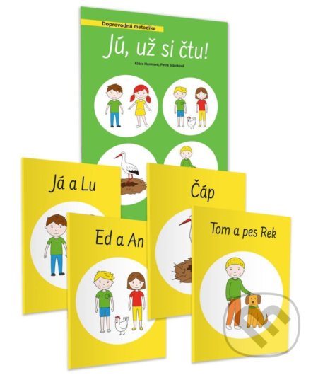 Kniha: Jú, už si čtu 1 (Petra Slavíková a Klára Hannová). Pikola, 2021 Kniha: Jú, už si čtu 1 (Petra Slavíková a Klára Hannová). Pikola, 2021