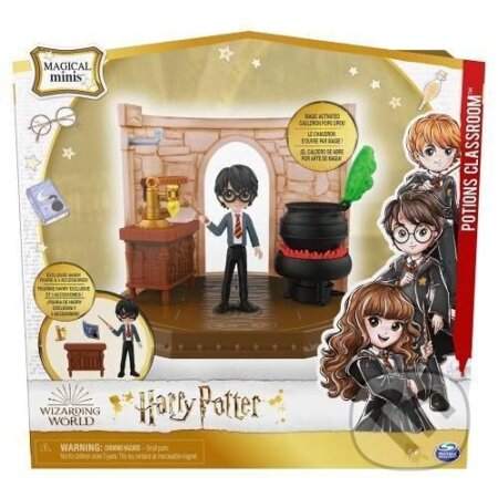 Harry Potter: Učebna míchání lektvarů s figurkou Harryho (Harry Potter). Harry Potter, 2021 Harry Potter: Učebna míchání lektvarů s figurkou Harryho (Harry Potter). Harry Potter, 2021