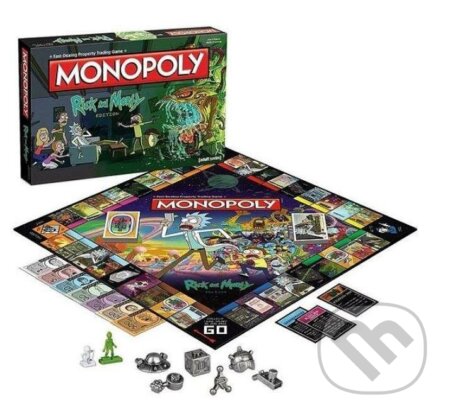 Spoločenská hra: Monopoly: Rick and Morty EN (Winning Moves). Winning Moves, 2021 Spoločenská hra: Monopoly: Rick and Morty EN (Winning Moves). Winning Moves, 2021