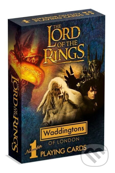 Společenská hra: Hrací karty Waddingtons Pán prstenů (The Lord of The Rings) (Winning Moves). Winning Moves, 2021 Společenská hra: Hrací karty Waddingtons Pán prstenů (The Lord of The Rings) (Winning Moves). Winning Moves, 2021
