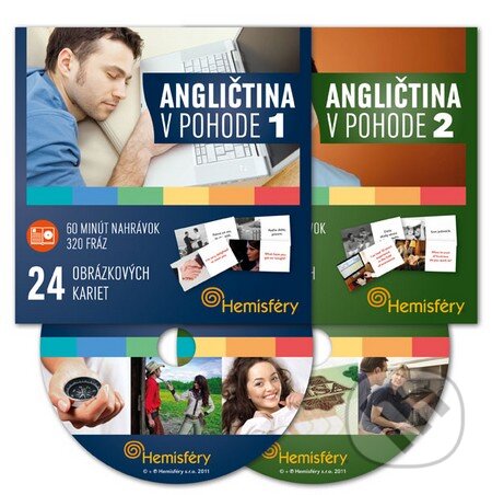 Audiokniha: Angličtina v pohode 1 + Angličtina v pohode 2 (Hemisféry). Hemisféry Audiokniha: Angličtina v pohode 1 + Angličtina v pohode 2 (Hemisféry). Hemisféry