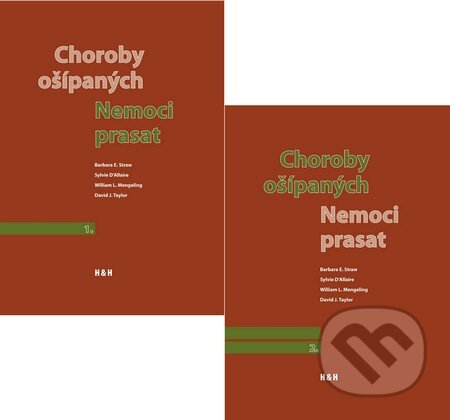 Kniha: Choroby ošípaných I - II / Nemoci prasat I - II (Barbara E. Straw, David Taylor, Sylvie D'Allaire, William Mengeling a kolektiv). Hajko a Hajková, 2003 Kniha: Choroby ošípaných I - II / Nemoci prasat I - II (Barbara E. Straw, David Taylor, Sylvie D'Allaire, William Mengeling a kolektiv). Hajko a Hajková, 2003