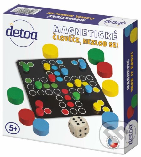 Společenská hra: Magnetické Člověče, nezlob se! (DETOA). DETOA, 2021 Společenská hra: Magnetické Člověče, nezlob se! (DETOA). DETOA, 2021