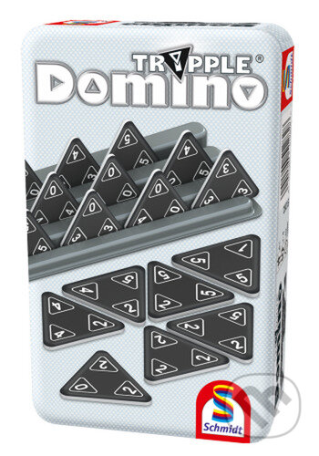 Společenská hra: Tripple - Domino v plechové krabičce (Matys). Matys, 2021 Společenská hra: Tripple - Domino v plechové krabičce (Matys). Matys, 2021