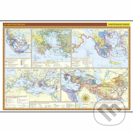 Starověké Řecko - školní nástěnná mapa/136 x 96 cm (Kartografie Praha). Kartografie Praha, 2006 Starověké Řecko - školní nástěnná mapa/136 x 96 cm (Kartografie Praha). Kartografie Praha, 2006
