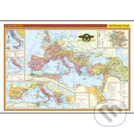 Starověký Řím - školní nástěnná mapa/136 x 96 cm (Kartografie Praha). Kartografie Praha, 2006 Starověký Řím - školní nástěnná mapa/136 x 96 cm (Kartografie Praha). Kartografie Praha, 2006