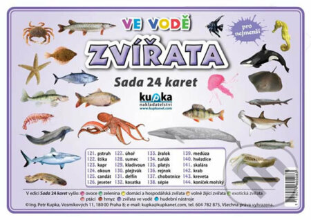 Kniha: Sada 24 karet - zvířata ve vodě (A5) (Petr Kupka). Kupka, 2018 Kniha: Sada 24 karet - zvířata ve vodě (A5) (Petr Kupka). Kupka, 2018