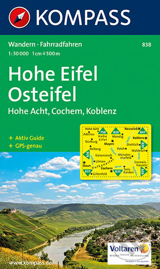 Hohe Eifel,Osteifel 838 / 1:50T, Kompass, 2013