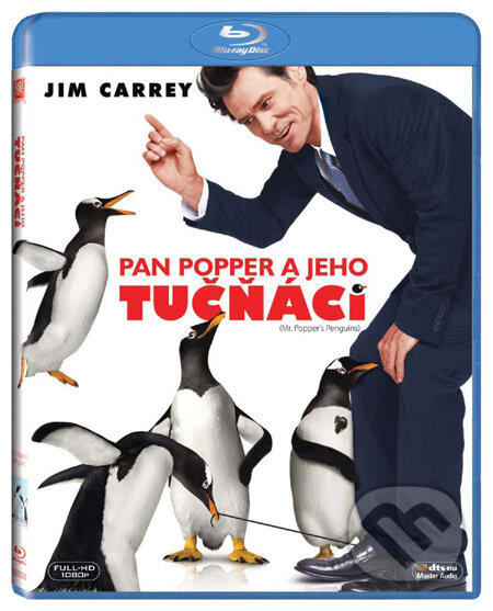 Film: Pan Popper a jeho tučňáci (Mark Waters) (Blu-ray). Bonton Film, 2011 Film: Pan Popper a jeho tučňáci (Mark Waters) (Blu-ray). Bonton Film, 2011
