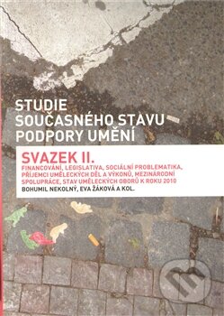 Kniha: Studie současného stavu podpory umění (Bohumil Nekolný a kolektív). Divadelný ústav, 2011 Kniha: Studie současného stavu podpory umění (Bohumil Nekolný a kolektív). Divadelný ústav, 2011