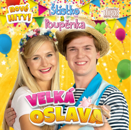 Hudební CD: Štístko a Poupěnka: Velká oslava (Hudobné albumy). Hudobné albumy, 2021 Hudební CD: Štístko a Poupěnka: Velká oslava (Hudobné albumy). Hudobné albumy, 2021