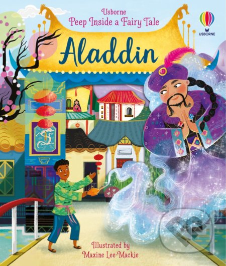 Kniha: Peep Inside a Fairy Tale Aladdin (Anna Milbourne). Usborne, 2021 Kniha: Peep Inside a Fairy Tale Aladdin (Anna Milbourne). Usborne, 2021