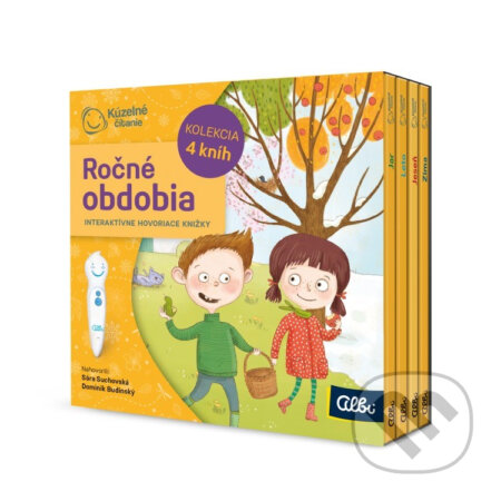 Kniha: Kúzelné čítanie: Ročné obdobia - Kolekcia 4 kníh (Albi). Albi, 2021 Kniha: Kúzelné čítanie: Ročné obdobia - Kolekcia 4 kníh (Albi). Albi, 2021