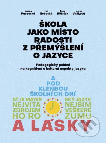 Kniha: Škola jako místo radosti z přemýšlení o jazyce (Alex Rörich, Irena Vaňková, Iva Nebeská a Jasňa Pacovská). Akropolis, 2021 Kniha: Škola jako místo radosti z přemýšlení o jazyce (Alex Rörich, Irena Vaňková, Iva Nebeská a Jasňa Pacovská). Akropolis, 2021