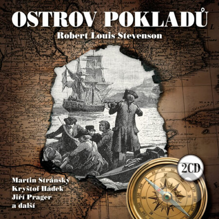 Audiokniha: Ostrov pokladů (Louis Robert Stevenson). Popron music, 2014 Audiokniha: Ostrov pokladů (Louis Robert Stevenson). Popron music, 2014