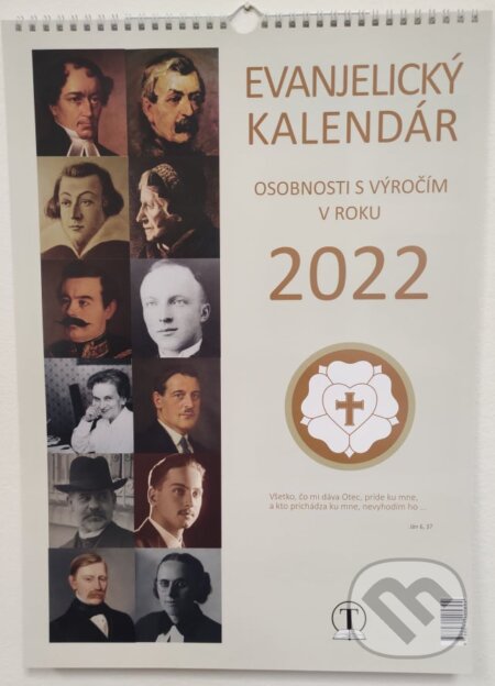 Evanjelický nástenný kalendár 2022, Tranoscius, 2021