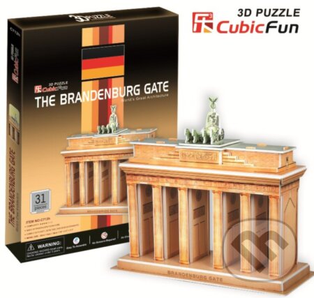 Puzzle: Brandenburská brána (CubicFun). CubicFun Puzzle: Brandenburská brána (CubicFun). CubicFun