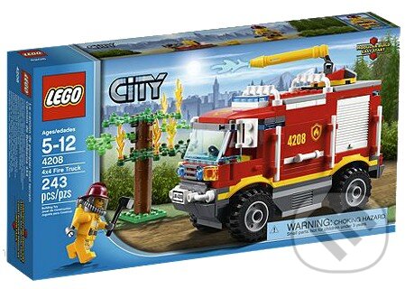 Spoločenská hra: LEGO City 4208 - Hasičské auto 4x4 (LEGO). LEGO, 2012 Spoločenská hra: LEGO City 4208 - Hasičské auto 4x4 (LEGO). LEGO, 2012