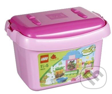 LEGO Duplo 4623 - Ružový box s kockami, LEGO, 2012