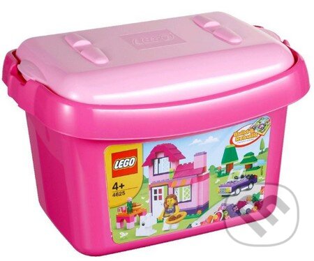 Spoločenská hra: LEGO Kocky 4625 - Ružový box s kockami (LEGO). LEGO, 2012 Spoločenská hra: LEGO Kocky 4625 - Ružový box s kockami (LEGO). LEGO, 2012