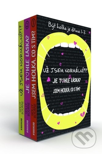 Kniha: Být holka je dřina 1. - 3. díl (box) (Holly Bourne). #booklab, 2021 Kniha: Být holka je dřina 1. - 3. díl (box) (Holly Bourne). #booklab, 2021