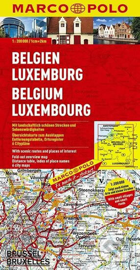 Belgie/Lucembursko/mapa 1:200, Marco Polo, 2012