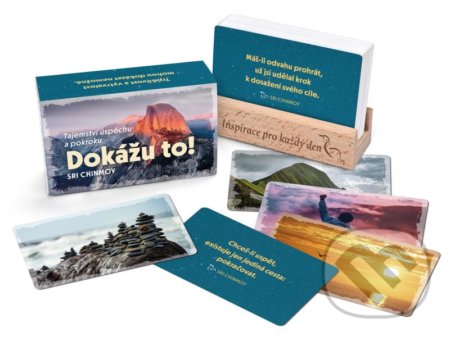 Kniha: Dokážu to! - s dřevěným stojánkem (Sri Chinmoy). Madal Bal, 2021 Kniha: Dokážu to! - s dřevěným stojánkem (Sri Chinmoy). Madal Bal, 2021