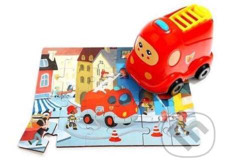 Puzzle: Hasičské auto, dřevěné (Top Bright). Top Bright, 2021 Puzzle: Hasičské auto, dřevěné (Top Bright). Top Bright, 2021