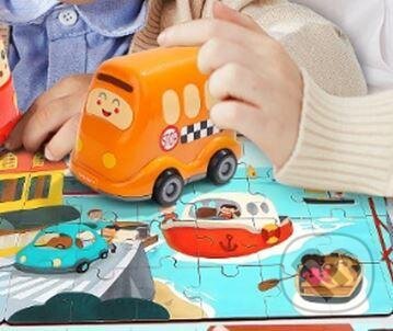 Puzzle: Školní autobus, dřevěné s hračkou (Top Bright). Top Bright, 2021 Puzzle: Školní autobus, dřevěné s hračkou (Top Bright). Top Bright, 2021