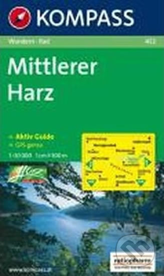 Kniha: Mittlerer Harz 1:50T NKOM (Kompass). Kompass, 2013 Kniha: Mittlerer Harz 1:50T NKOM (Kompass). Kompass, 2013