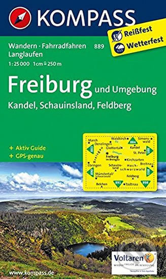 Kniha: Freiburg und Umgebung 1:25T (Kompass). Kompass, 2013 Kniha: Freiburg und Umgebung 1:25T (Kompass). Kompass, 2013
