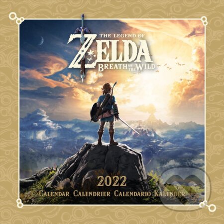 Oficiální kalendář Nintendo 2022: The Legend Of Zelda, , 2021