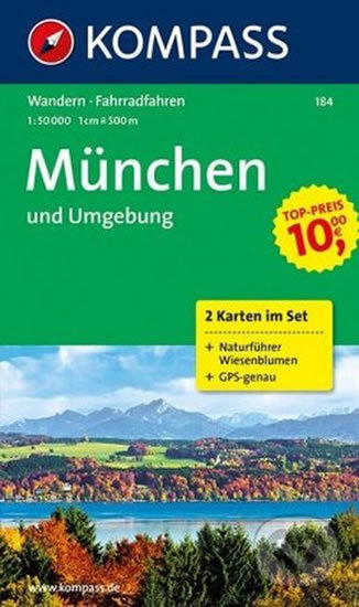 Kniha: München und Umgebung 184 / 1:50T NKOM (Kompass). Kompass, 2013 Kniha: München und Umgebung 184 / 1:50T NKOM (Kompass). Kompass, 2013