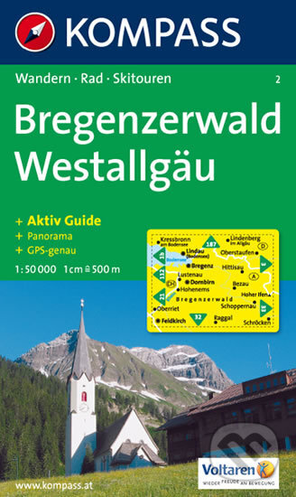 Kniha: Bregenzerwald Westallgäu 1:50T (Kompass). Kompass, 2013 Kniha: Bregenzerwald Westallgäu 1:50T (Kompass). Kompass, 2013