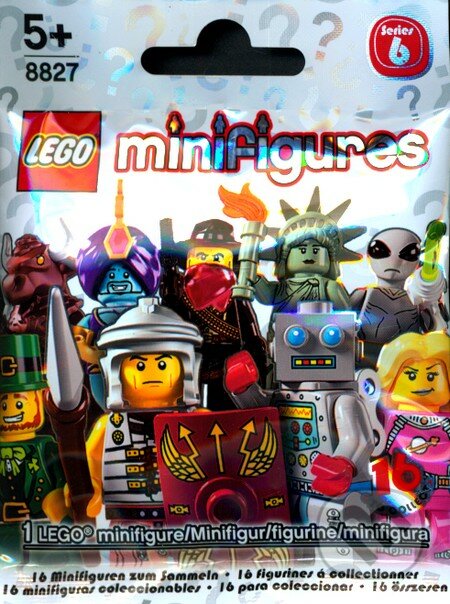 LEGO 8827 - Minifigúrky 6. séria, LEGO, 2012