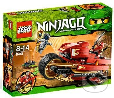 LEGO Ninjago 9441 - Kaiova motorka s čepeľami, LEGO, 2012