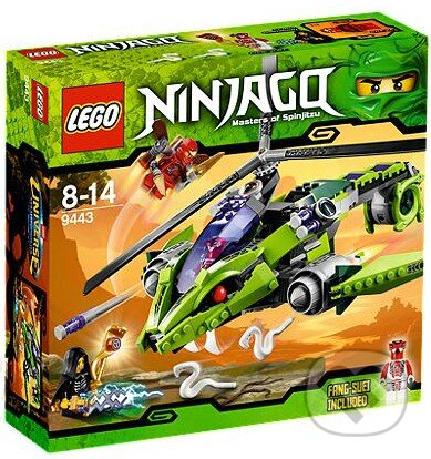 Spoločenská hra: LEGO Ninjago 9443 - Hadí vrtuľník (LEGO). LEGO, 2012 Spoločenská hra: LEGO Ninjago 9443 - Hadí vrtuľník (LEGO). LEGO, 2012