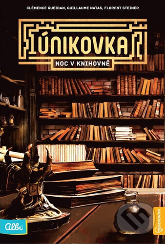 Spoločenská hra: Kniha Únikovka - Noc v knihovně (Albi). Albi, 2021 Spoločenská hra: Kniha Únikovka - Noc v knihovně (Albi). Albi, 2021