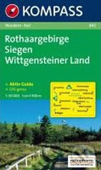Rothaargebirge, Siegen, Wittgensteiner Land 842 / 1:50T KOM, Kompass, 2013