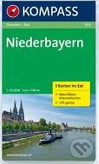 Niederbayern 160 , 3 mapy / 1:50T NKOM, Kompass, 2013