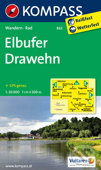 Elbufer Drawehn 862 / 1:50T NKOM, Kompass, 2013