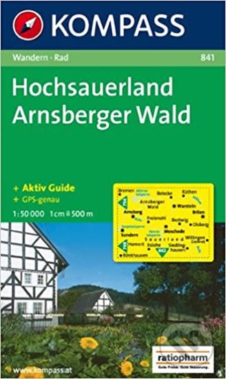 Hochsauerland Arnsberger Wald 841 / 1:50T NKOM, Kompass, 2013