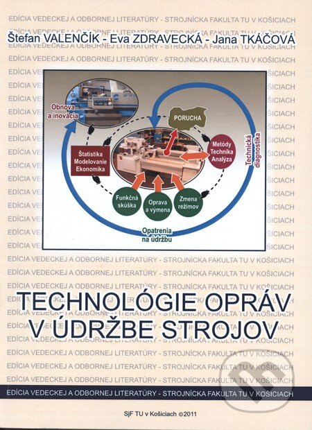 Kniha: Technológie opráv v údržbe strojov (Štefan Valenčík a kolektív). Technická univerzita v Košiciach, 2011 Kniha: Technológie opráv v údržbe strojov (Štefan Valenčík a kolektív). Technická univerzita v Košiciach, 2011