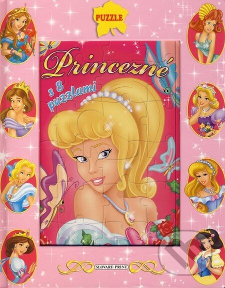 Princezné s 8 puzzlami, Slovart Print, 2012