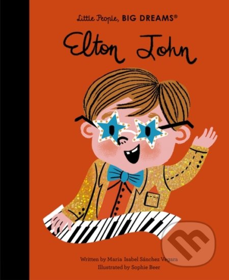 Kniha: Elton John (Maria Isabel Sánchez Vegara). Frances Lincoln, 2020 Kniha: Elton John (Maria Isabel Sánchez Vegara). Frances Lincoln, 2020