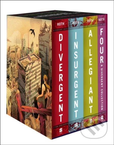 Kniha: Divergent Series Four-Book (Veronica Roth). HarperCollins, 2021 Kniha: Divergent Series Four-Book (Veronica Roth). HarperCollins, 2021